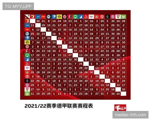 德甲官方发布最新赛程安排